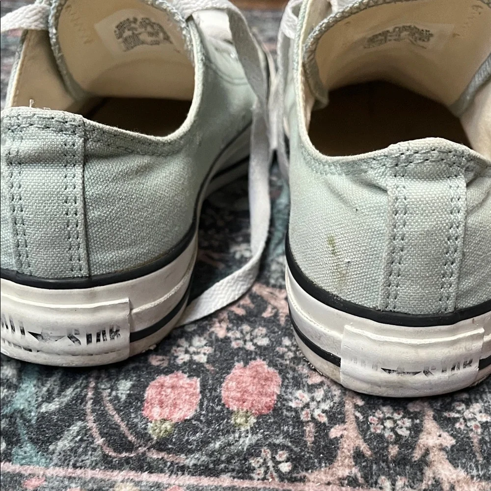 Converse sea glass light green Canvas Sneakers 9 - Picture 4 of 7